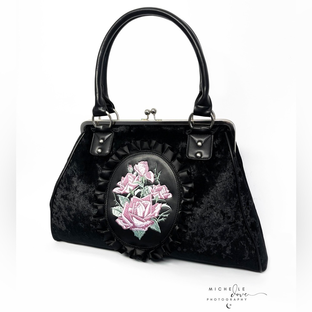 Widow Into My Arms Velvet Weekender Tote - Picture 2 of 6